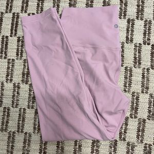 Lululemon Align High Rise 25” Pink Peony